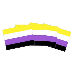 Niet-binaire vlagstickers