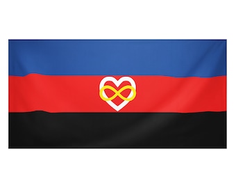 Bandera/bandera Poliamor (nuevo diseño) 150cm x 90cm