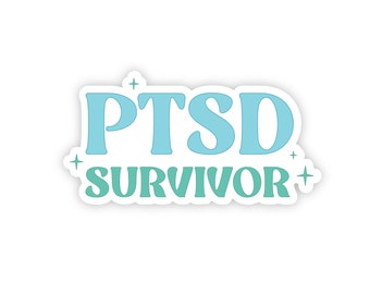 PTSD Survivor – cut vinyl sticker