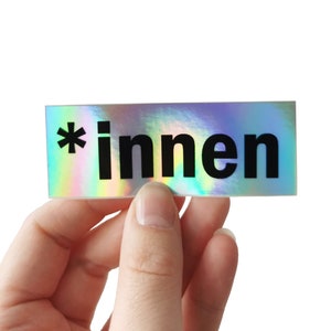 Hologram *binnensticker 8 x 3 cm