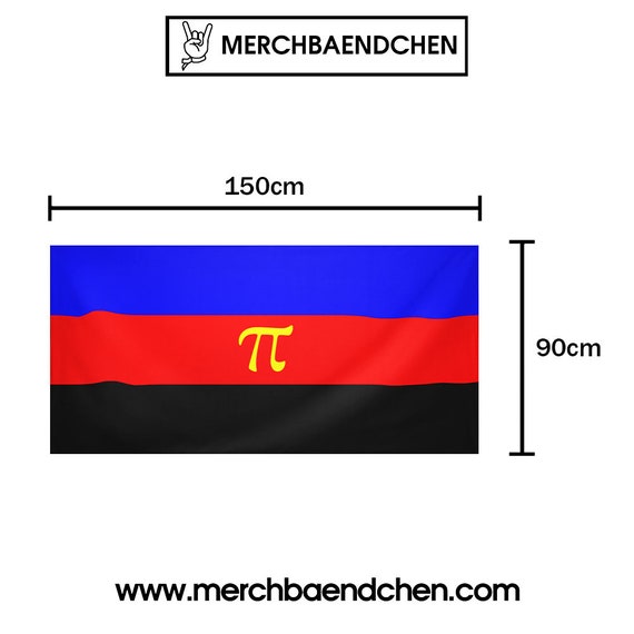 Flagge Fahne Polyamorie 90 x 150 cm 
