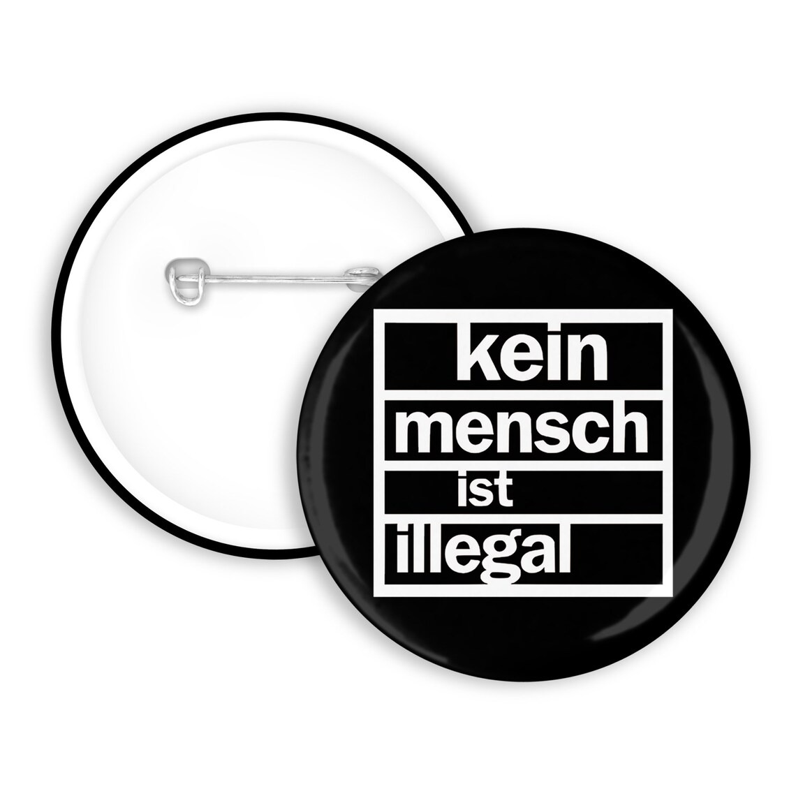 Kein Mensch ist illegal Button 25mm Etsy