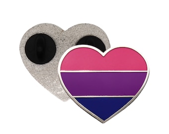 Bisexual Heart - Enamel Pin