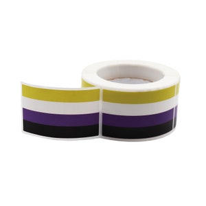 Niet-binaire stickerrol