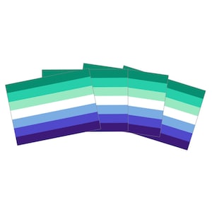 Mannen liefdevolle mannen vlag sticker MLM