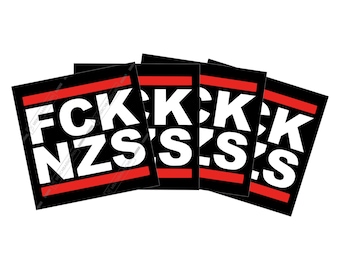 FCK NZS Sticker Classic 7.4 cm x 7.4 cm