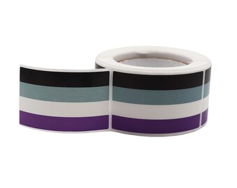 Asexual sticker roll