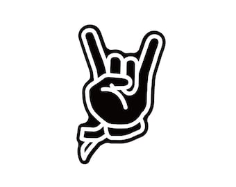 Ribbon love – custom-cut vinyl sticker