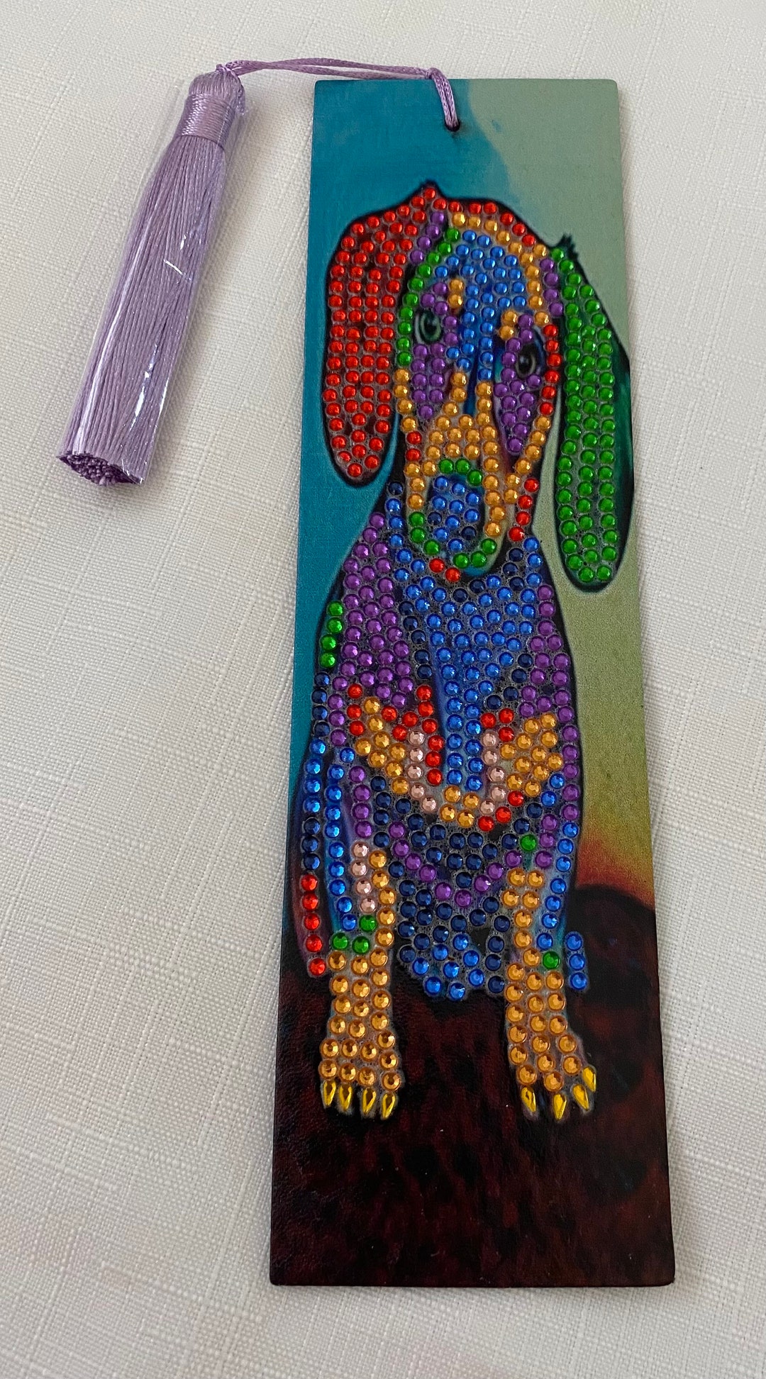 Dachshund Diamond Art Bookmarks - Etsy