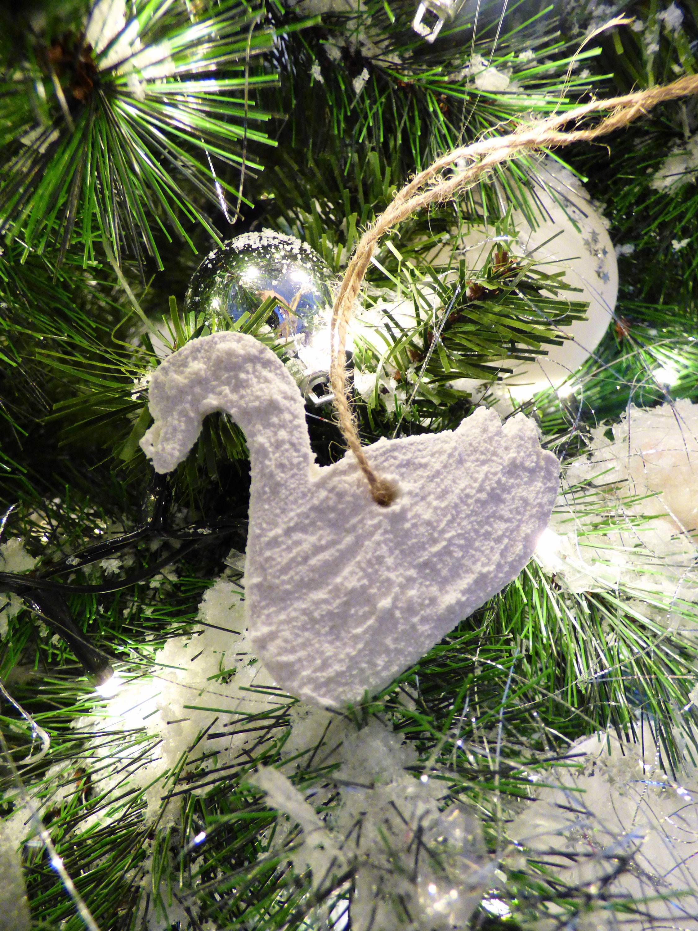 Ornement de Noël Cygne - Sapin Noël, Décoration Intérieur, Christmas