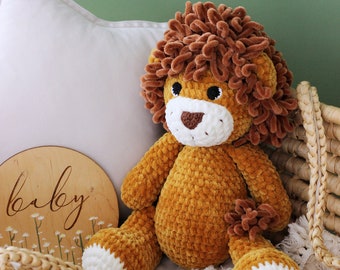 Personalized Leo, Stuffed lion baby shower, Baby lion, baby boy toys, baby shower gift