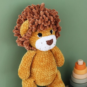 Personalized stuffed lion, Leo baby, Baby lion stuffed toy No