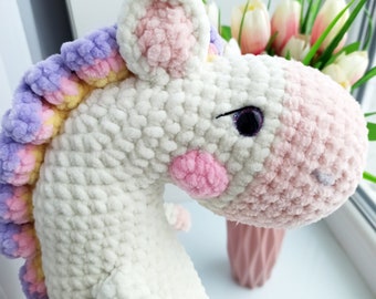 Personalized stuffed horse, unicorn, Custom stuffed animal, Plush horse
