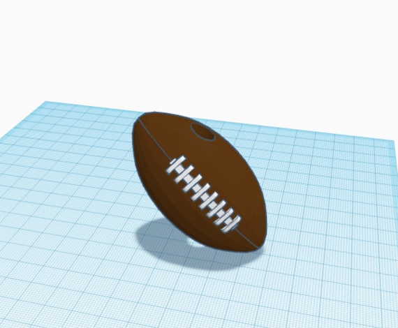 STL Football Straw Topper - Digital File