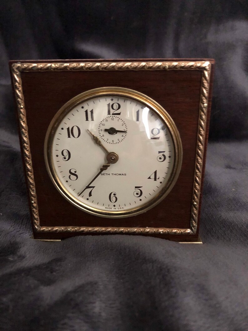 Antique Seth Thomas Severn alarm clock. Etsy