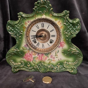 Dresden Porcelain Clock - Etsy