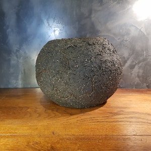 Vase Joseph, Unikat, NUR für Trockenblumen, Steinzeug