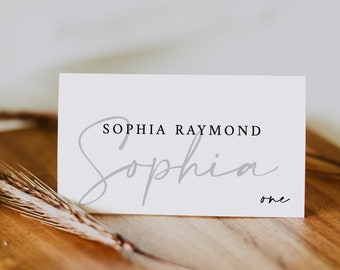 personalised calligraphy cards white wedding place cards white wedding d\u00e9cor,modern wedding d\u00e9cor Minimalist matte place name cards
