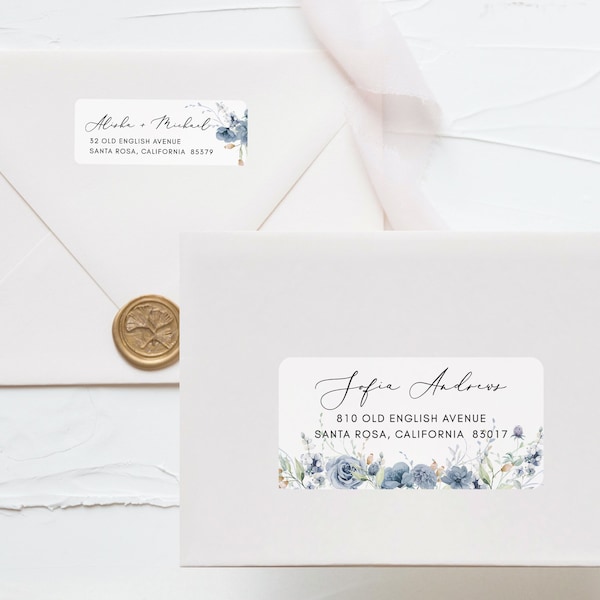Flower Return Label Template Etsy