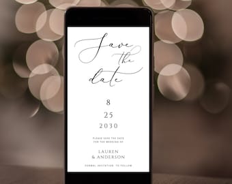 simple digital save the date card Heart love electrical save the date template,heart phone text save the date,save our date phone digital