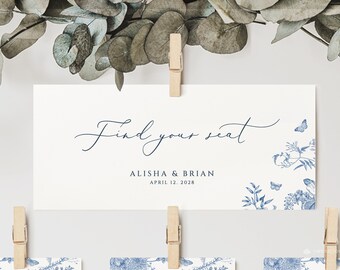 Segnaposto A Forma Di Farfalla Per Matrimoni E Feste - 50 Pezzi In Carta Blu Con Design Elegante