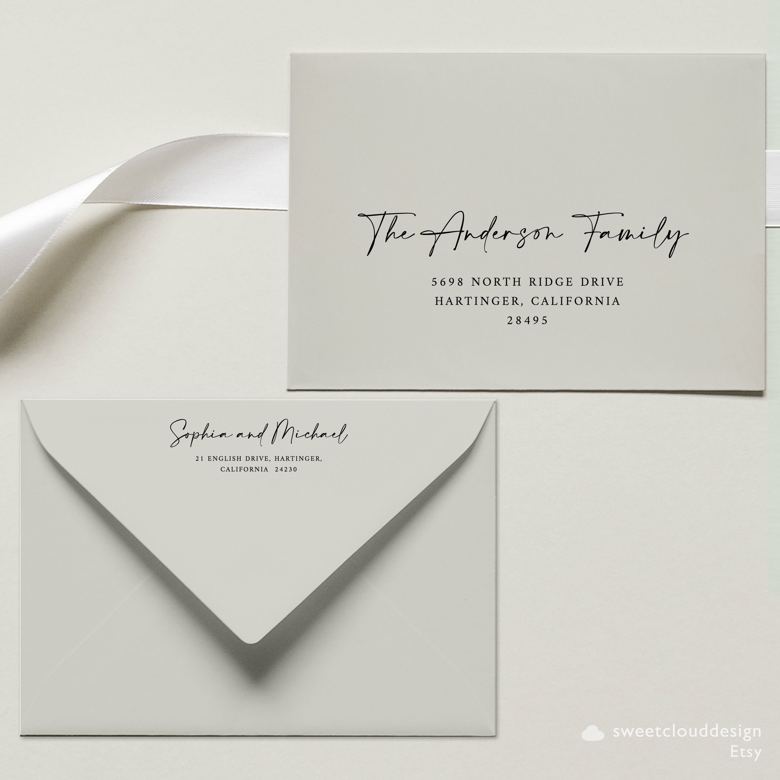Address Formatting for Wedding Envelopes - PenDance