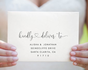 Heart Envelope Template,Address label,Printable Envelope Address Template,Modern Calligraphy Wedding Envelope,Editable Address envelope LOVE