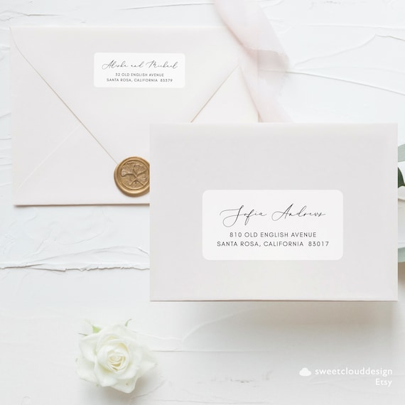 Wedding Stickers & Address Labels For Wedding Invitations