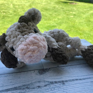 Cow Snuggler | Baby Gift | Farm Themed Baby | Crochet Cow | Baby Shower