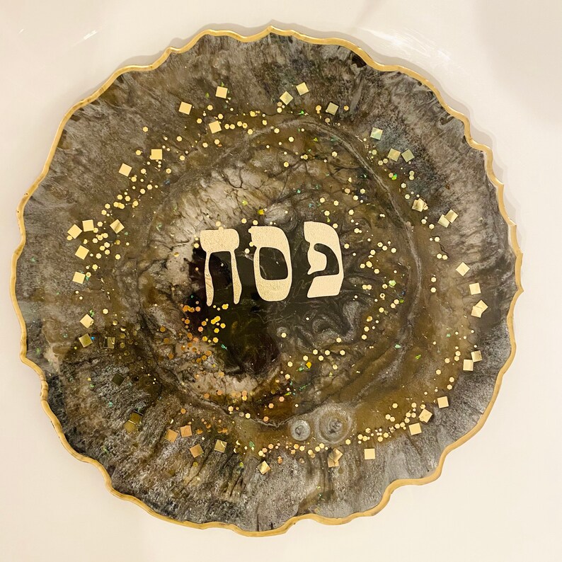Passover Seder Plate for Pesach Jewish Holiday - Etsy