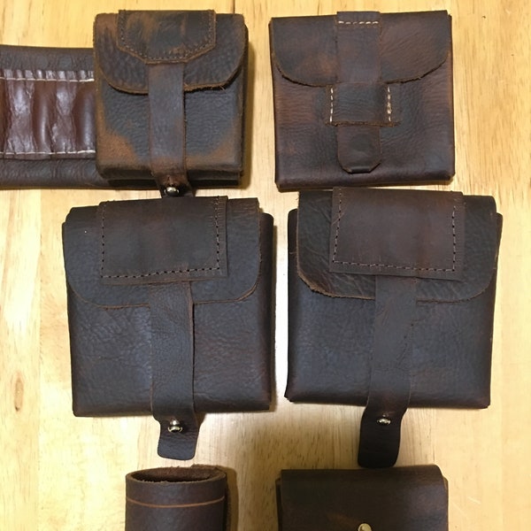Mandalorian Leather Pouch Set Patterns - Cosplay