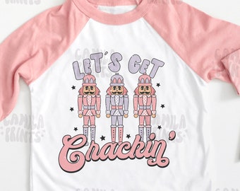 Christmas SVG Pink Nutcrackers PNG Sublimation T Shirt Design