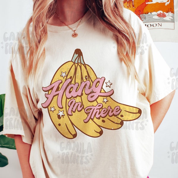 Tropical Sublimation Banana PNG Shirt Design