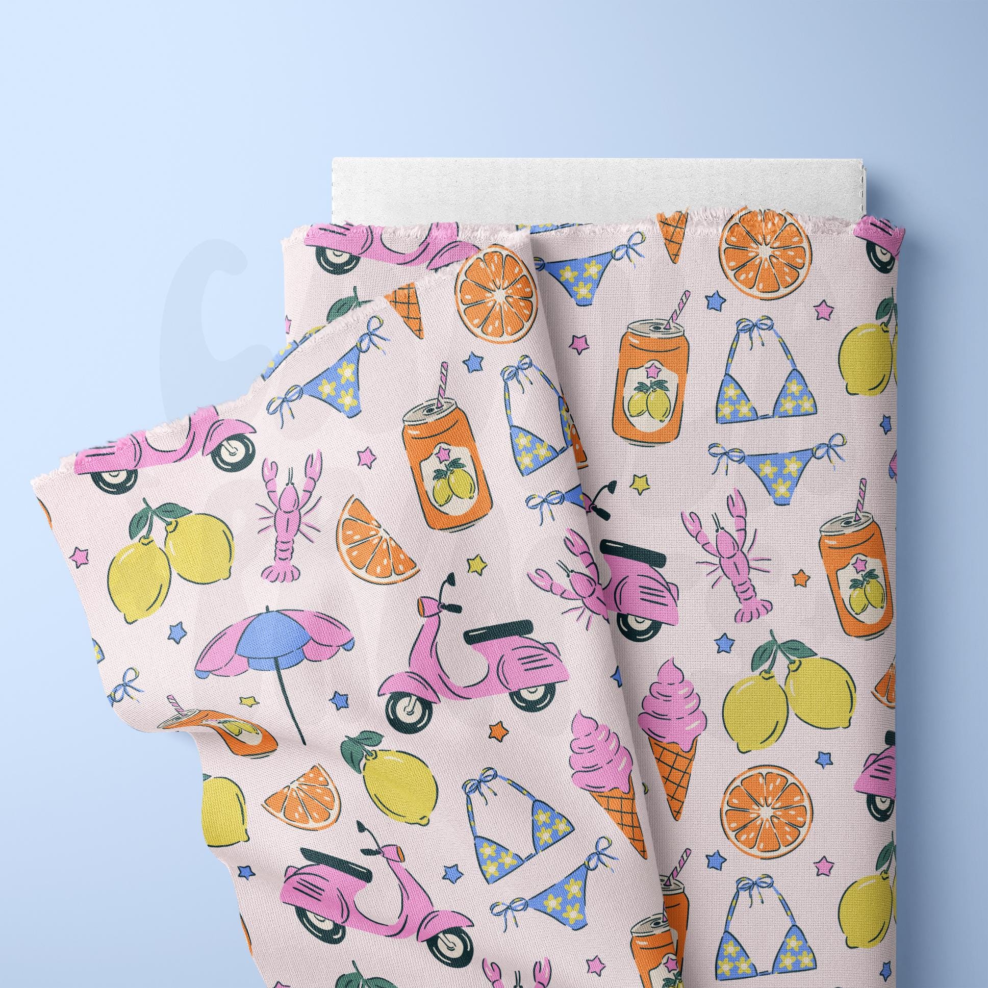 Summer Pattern Euro Summer Seamless Repeat Pattern for Fabric ...