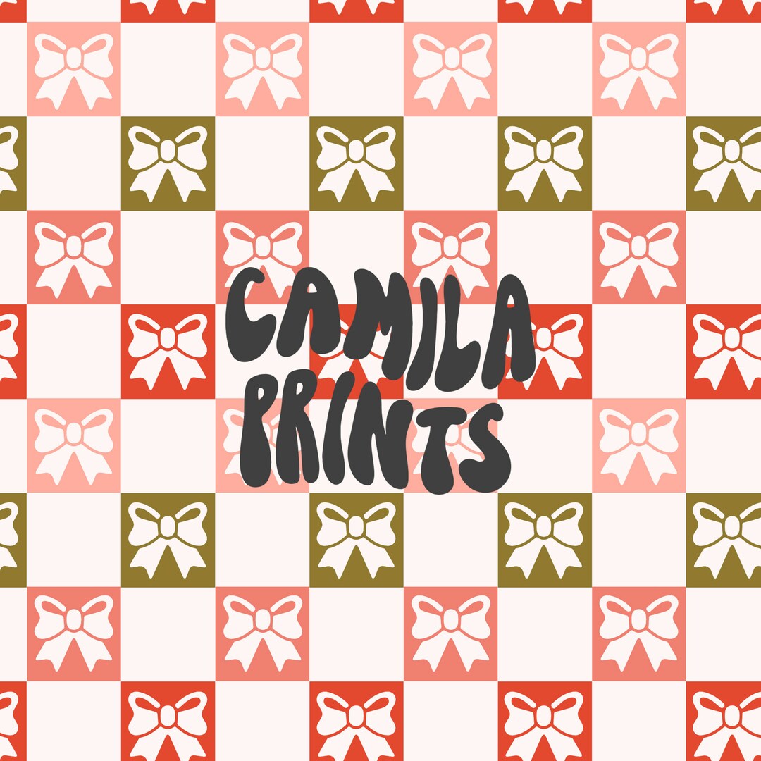 Christmas Pattern Checkerboard Ribbons Repeat Pattern for Fabric ...