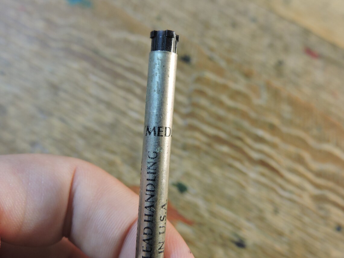 Vintage Black Medium PARKER Mechanical Pencil Cartridge Refill Etsy