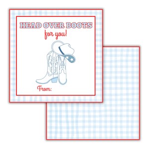 Tarjeta de San Valentín con botas para ti, tarjeta de San Valentín con botas, San Valentín campestre, San Valentín imprimible