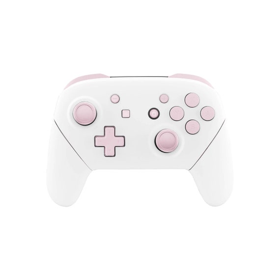 カスタムソフトタッチのホワイトとピンクをテーマにしたNintendo Switch Proコントローラー - Etsy 日本 カスタムソフトタッチのホワイトとピンクをテーマにしたNintendo Switch Proコントローラー - Etsy 日本