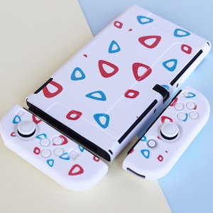 Aangepast eierschaalpatroon OLED Nintendo Switch Soft-Shell Case