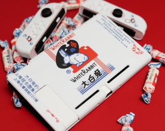 Funda blanda personalizada WHITE RABBIT para Nintendo Switch