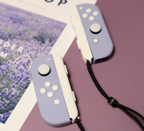 Custom Lavender Dream Pastel Purple Nintendo Switch Joy-con