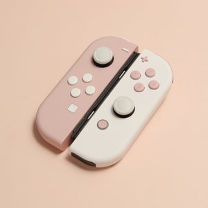 【美品】カスタムJoy-con　BLACK×PINKメタリック 美品】カスタムJoy-con BLACK×PINKメタリック