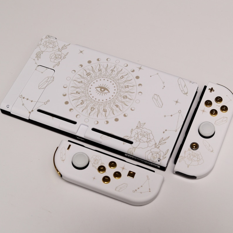 Custom SOLARIS Nintendo Switch Joycon and DIY Backplate Etsy