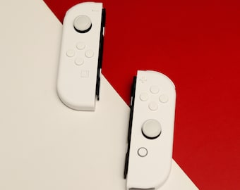Custom Frost All White Nintendo Switch Joy-con Controllers - Etsy