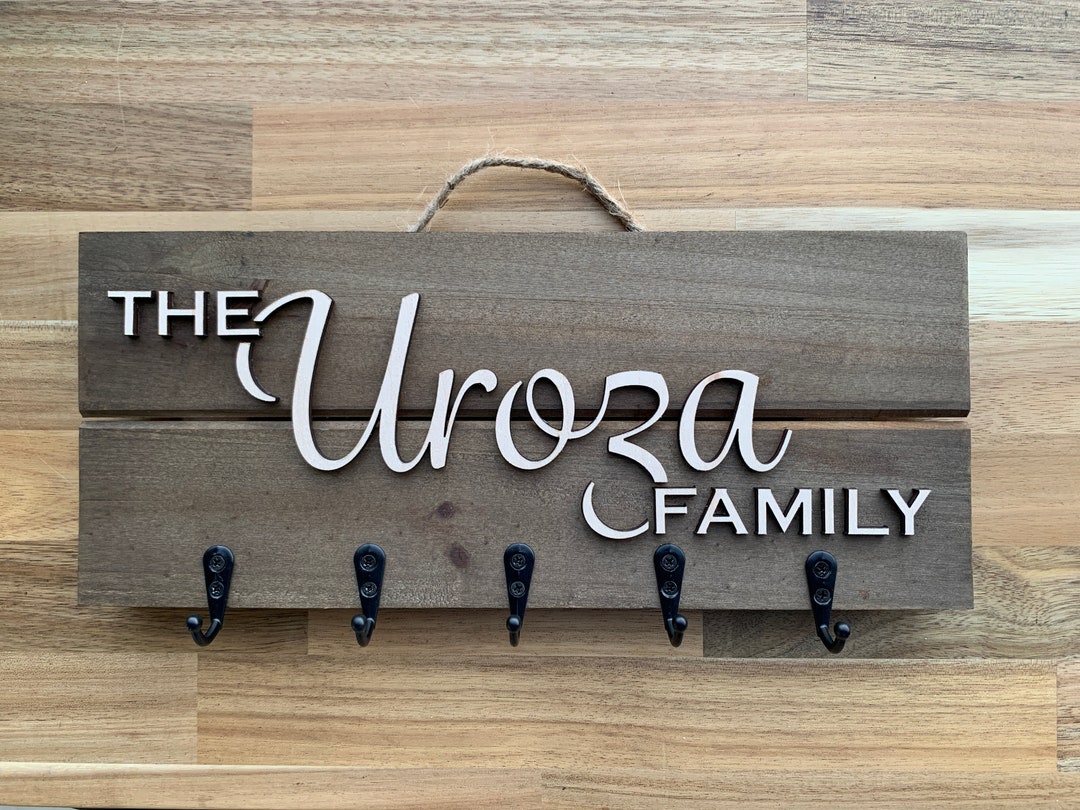 Custom Rustic Key Rack - Etsy