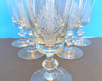 Pfaltzgraff Heritage White Wine Glasses Set of Six (6)
