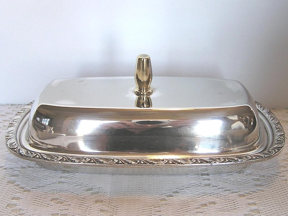Briarcliff by Oneida Ltd. Silver Plate Butter Dish - Etsy