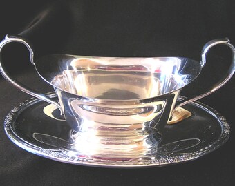 Camille Pattern International Silver Company Silverplate Gravy Boat