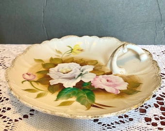 Lenwile China-Ardalt # 6200 Hand Painted Floral Plate Japan