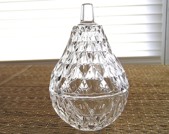 4 GLASS OCTAGONS Details about   VINTAGE DIAMOND CUT PATTERN CRYSTAL GLASS PEAR SHAPE DROPPER 